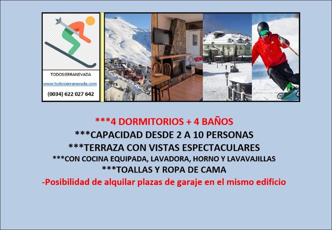 Todosierranevada - Duplex 4 Dormitorios - Vistas Espectaculares A La Montana Сиера Невада Екстериор снимка